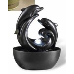 Indoor 9 inch two dolphins